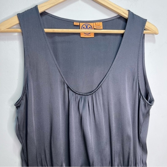 Tory Burch Silk Sleeveless Top with Tie Waist Size 12 - Picture 3 of 13